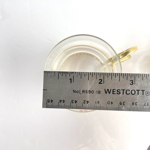 Iittala Tsaikka glasses With Gold Clips Finland - Hot Drink Glasses Clear Cup - Picture 16 of 16